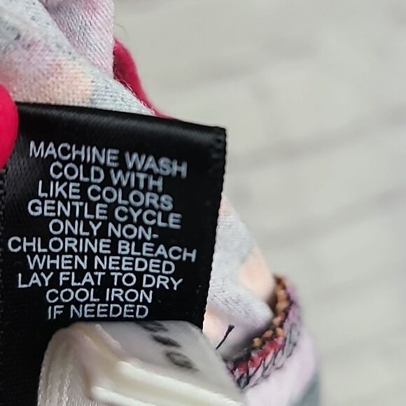 Express XS Colorful Babydoll Halter Mini Dress Soft Rayon Knit Slip Sundress - Picture 7 of 9